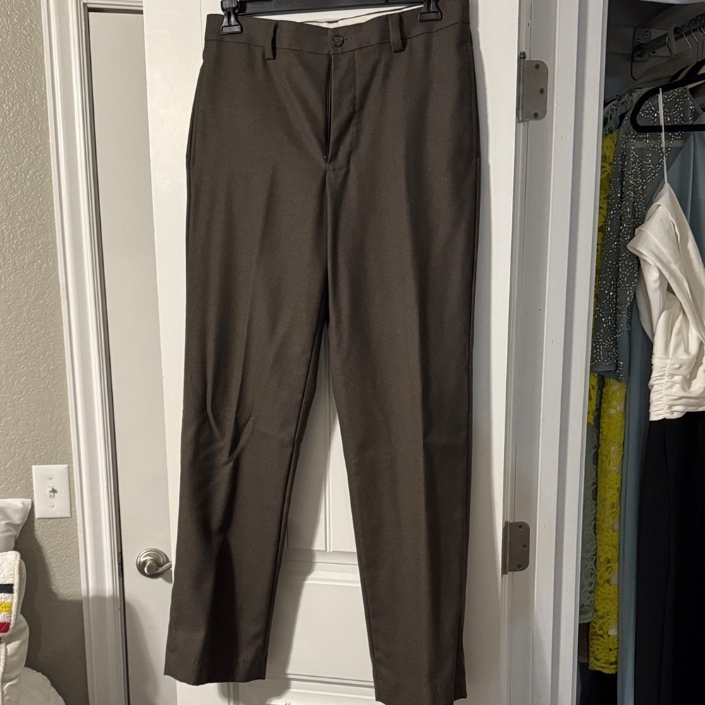 L.L. Bean Men's Dark Brown Dress Pants